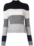 turtleneck striped jumper