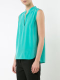 V-neck sleeveless blouse