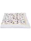 Monster space print blanket