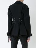 battleship lace-up panelled jacket