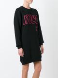 logo patch sweatshirt dress
