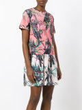 graphic print dress