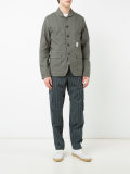 contrasting stitch jacket