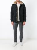 button down hooded jacket