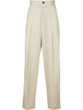 pleated front trousers