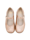 metallic mary janes