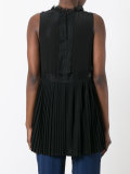 frilled pleat top