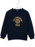 all American prep印花套头衫