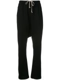 dropped crotch track pants