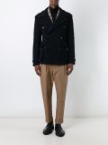 buttoned short peacoat