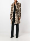 leopard print coat
