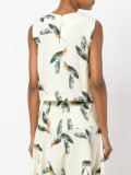 pineapple print top