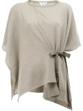 wrap detail knitted top