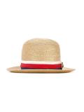 domed grosgrain band hat