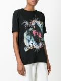 tiger print T-shirt