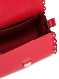 scalloped detail crossbody bag