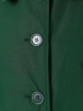 buttoned mid coat