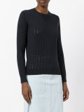 'Annabelle' pointelle-knit sweater