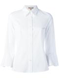 ruffled cuff shirt