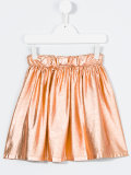 'Power' metallic skirt