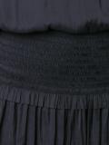 V-neck ruffled dress