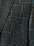 tartan pattern blazer