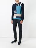 patterned stripe jumper