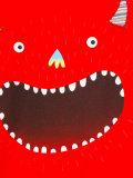 monster print T-shirt 