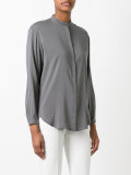 band collar shirt 