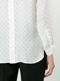 crepe polka dot shirt