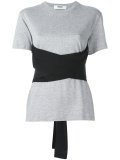 wrapped waist T-shirt 