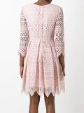 embroidered flared dress