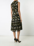 floral lace panel dress 