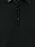 contrast collar polo shirt