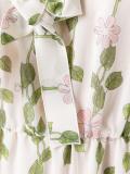 floral print flared dress