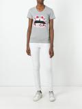 flower lips print T-shirt