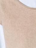 boat neck knitted top