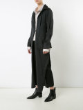 box pleat cardi-coat