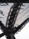 lace suspender belt 