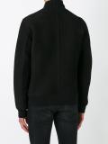 zipped bomber jacket