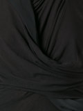 draped neck tank top