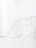 layered lace insert dress