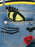 embellished back skinny jeans