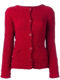 textured button down cardigan