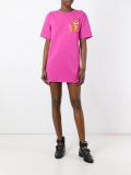 tiger print T-shirt dress