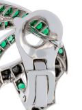 'Magnipheasand'钻石与绿宝石耳环