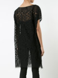 long lace detail top