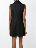 sleeveless belted dress