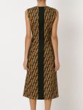 sleeveless midi flared dress