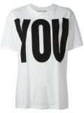 you and me print T-shirt